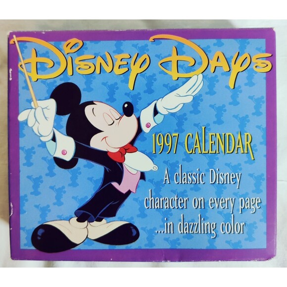 Vintage Disney Days 1997 Calendar, Every Month a different Character- Unused - Picture 1 of 10